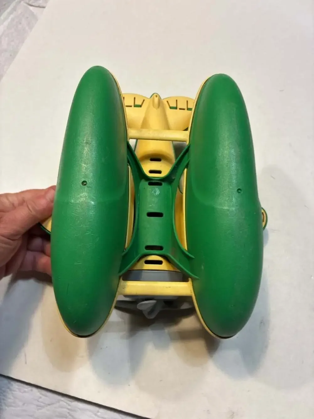 Green Toys Seaplane Green and Yellow Plastic Bath Toy